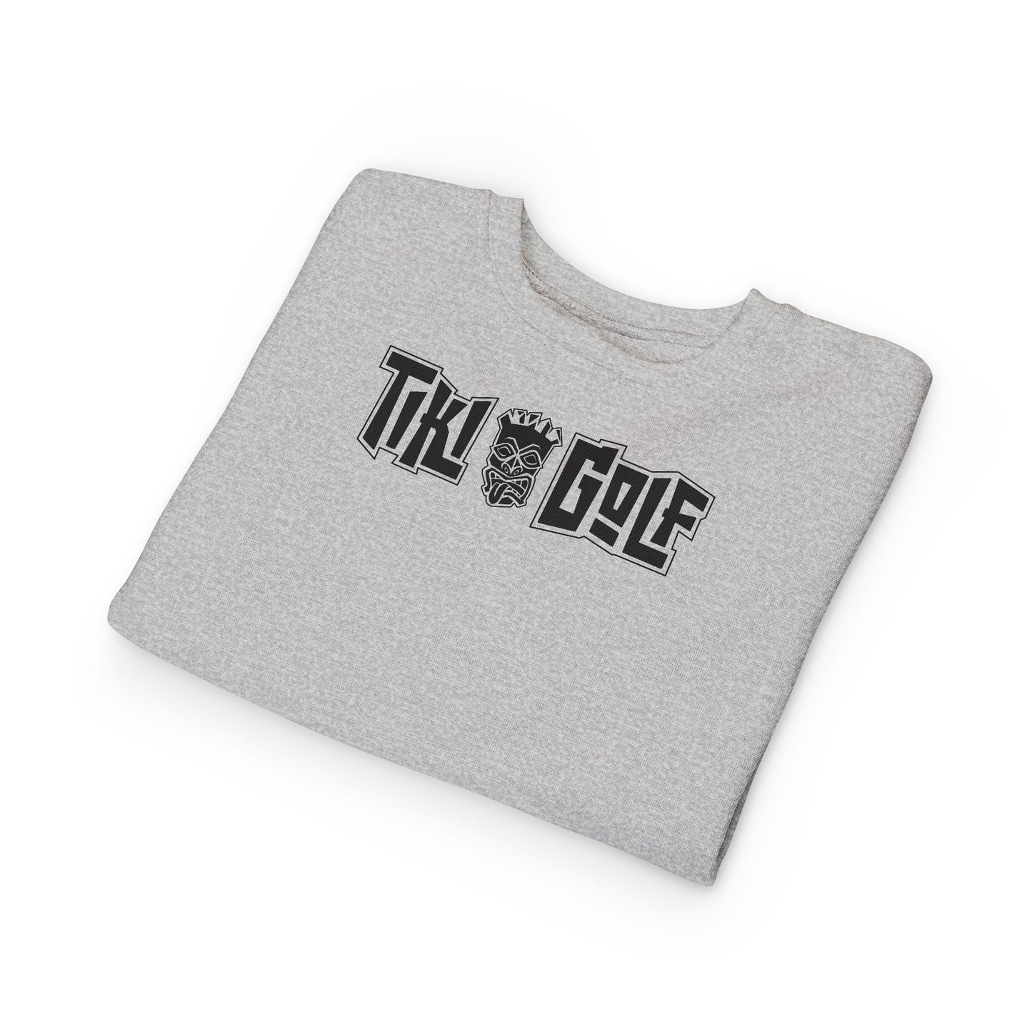 “Birdie Now, Bogey Later” Tiki Golf Toddler Crewneck