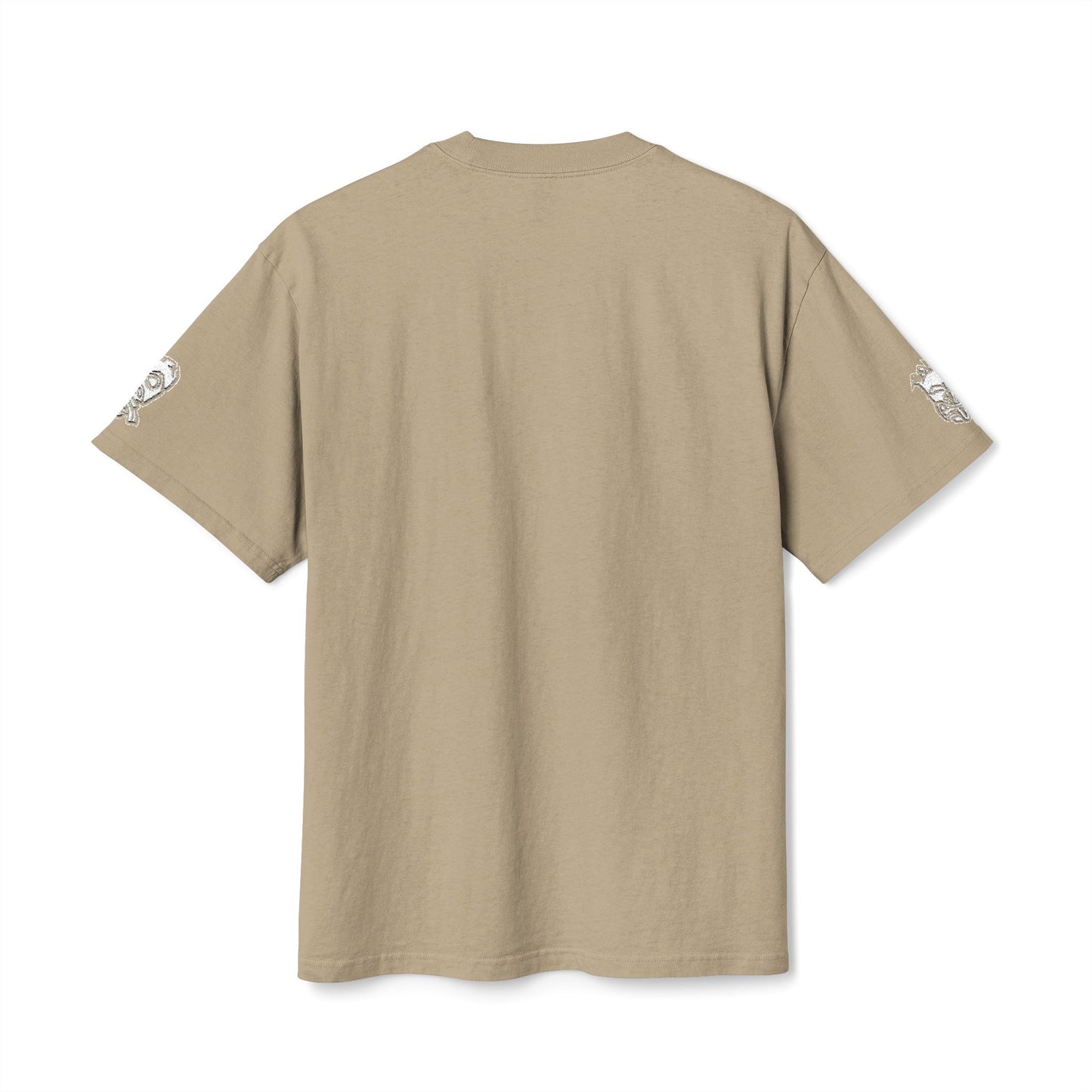 Now & Later Tiki Heads Embroidered Faded T-Shirt