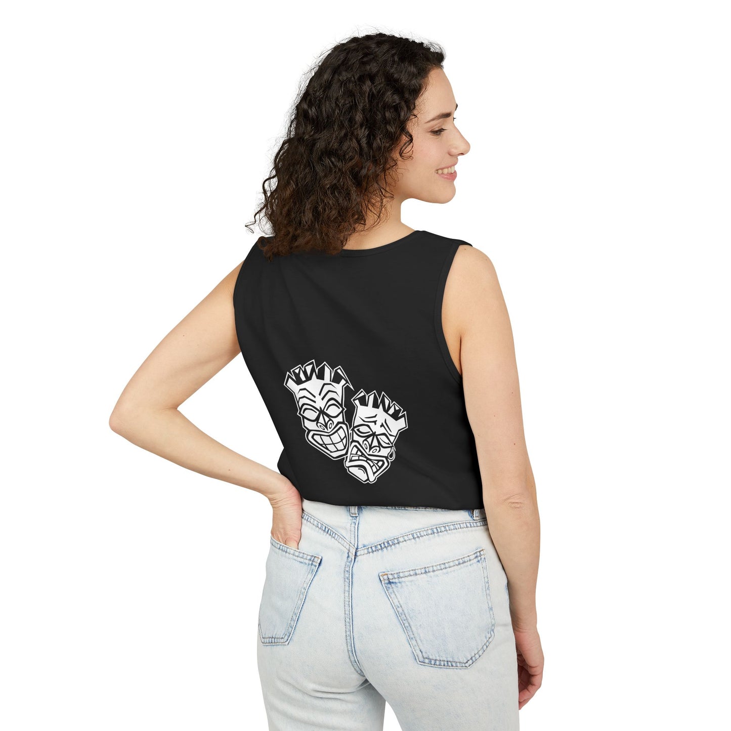 Tongue Out Tiki Tank Top