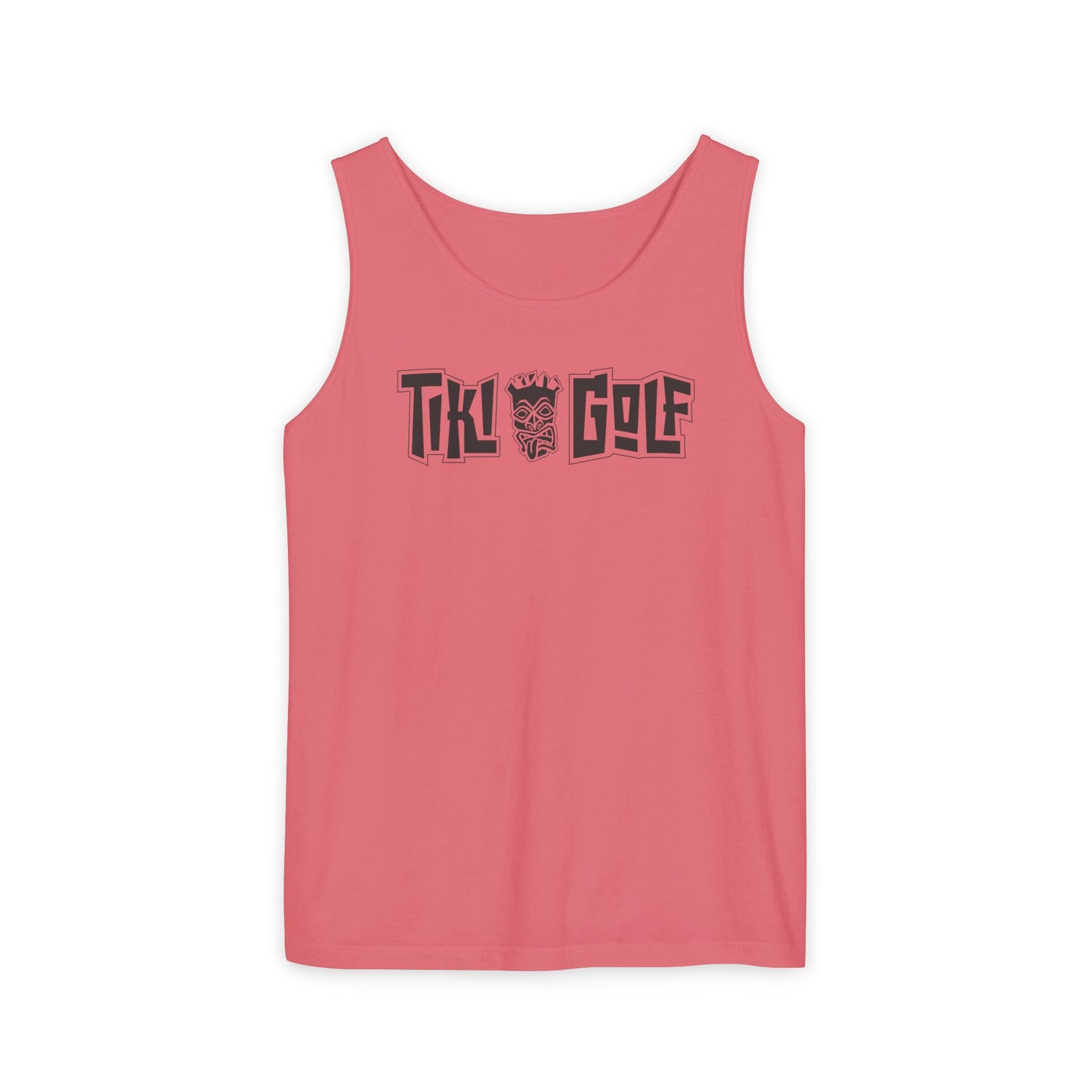 "Birdie Now, Bogey Later" Tiki Golf Tank Top