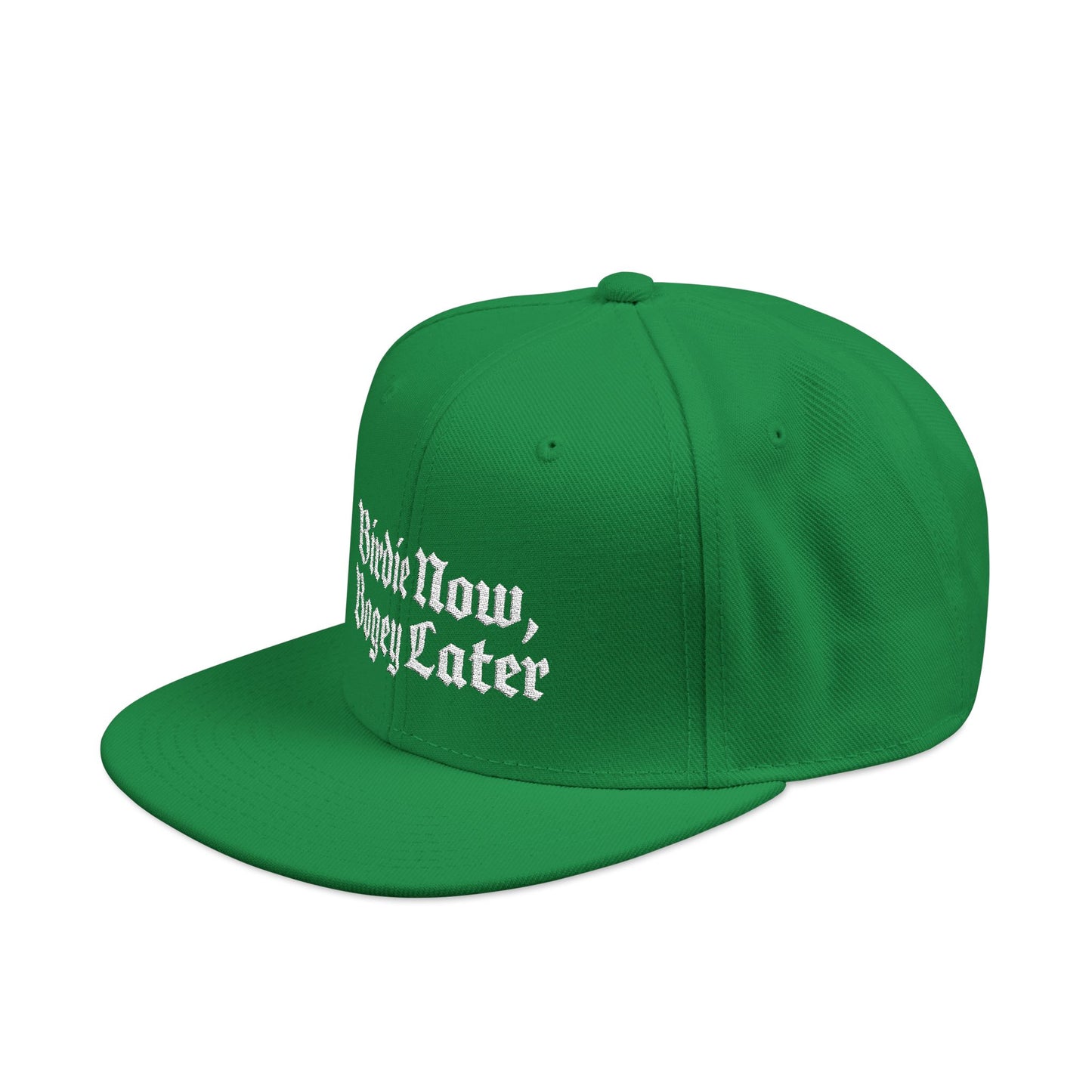 BNBL White Embroidered Snapback