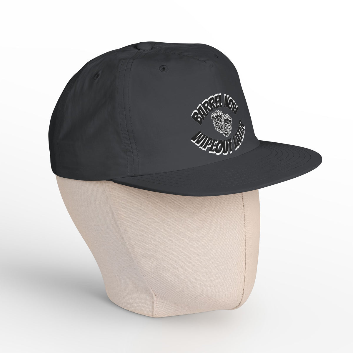 "Barrel Now, Wipeout Later" Tiki Surf Club Snapback