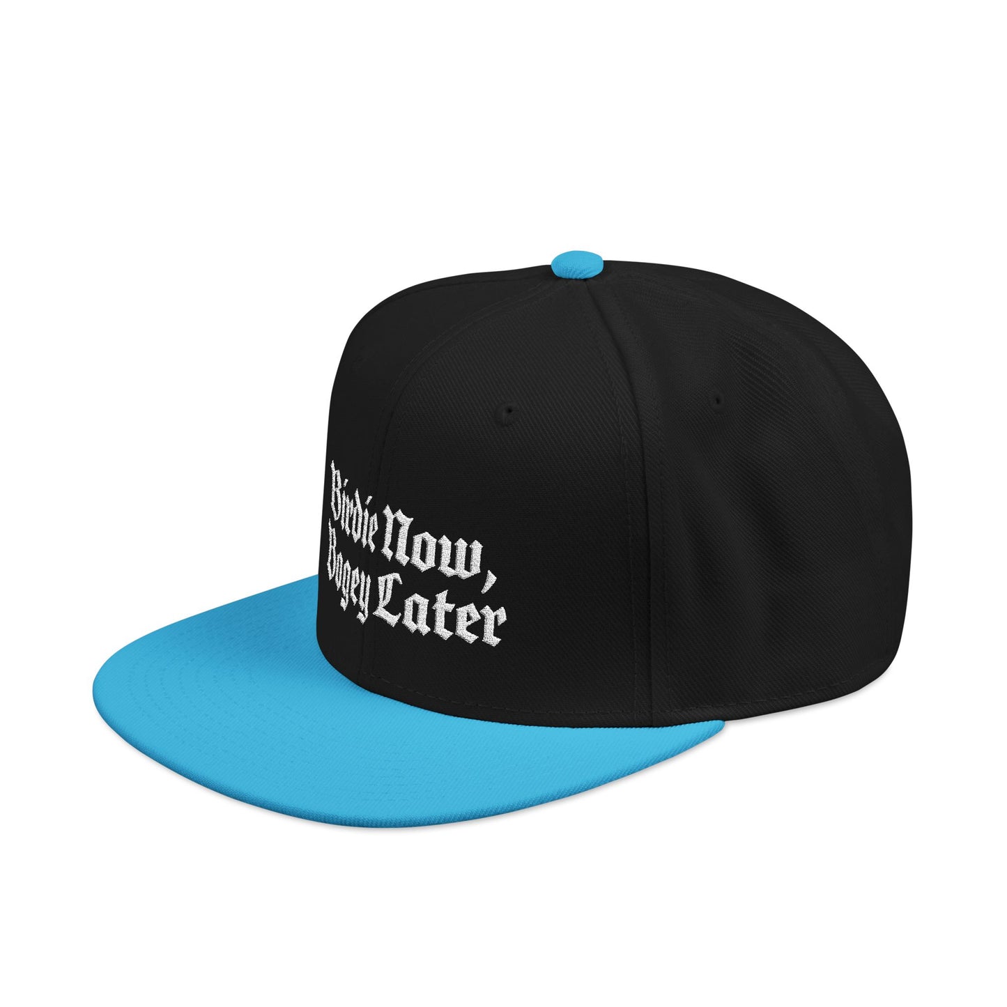 BNBL White Embroidered Snapback