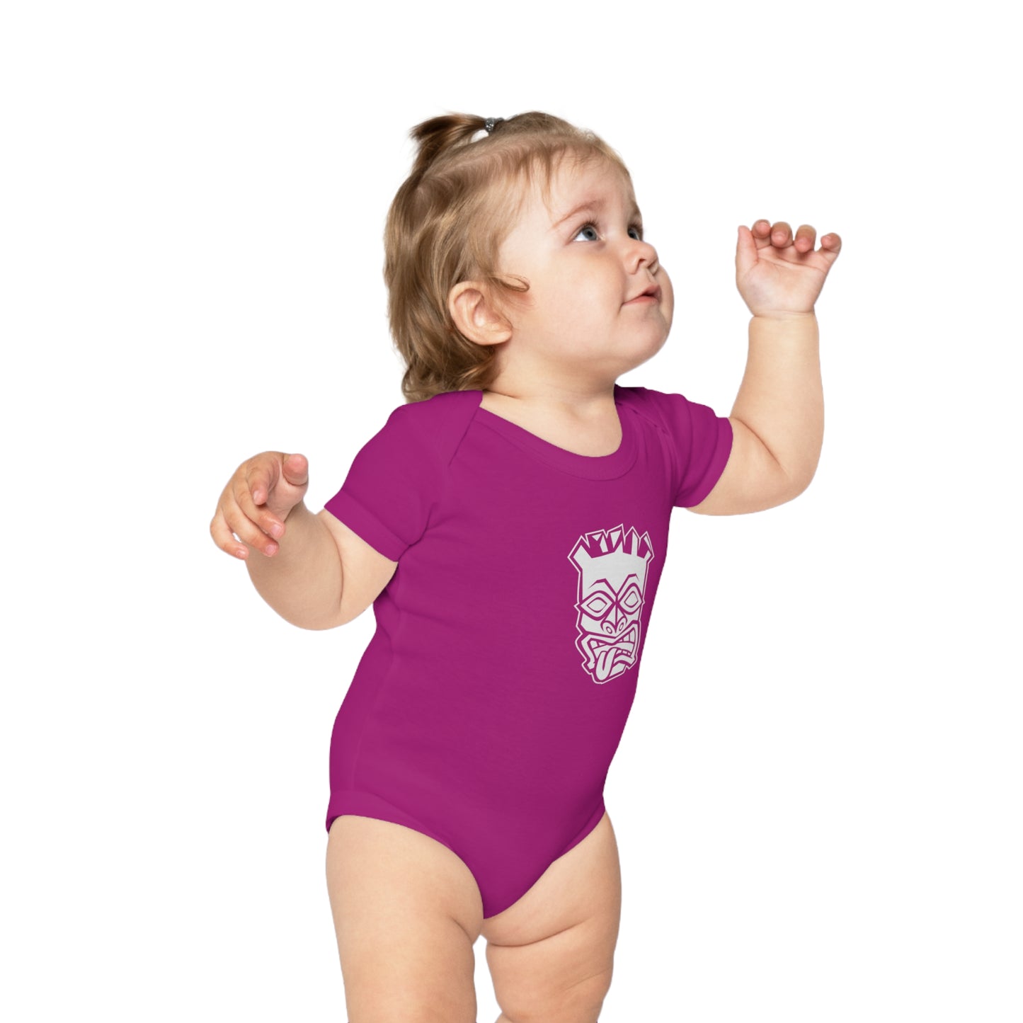 Tongue Out Tiki Baby Onesie