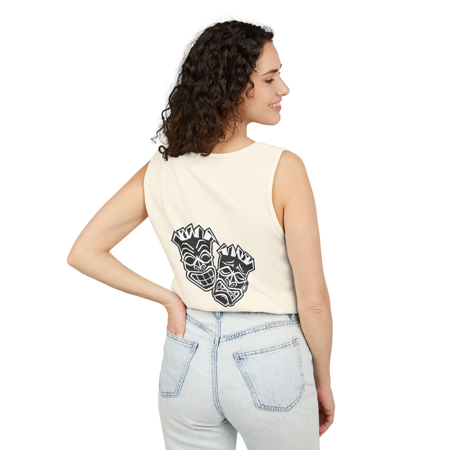Tongue Out Tiki Tank Top
