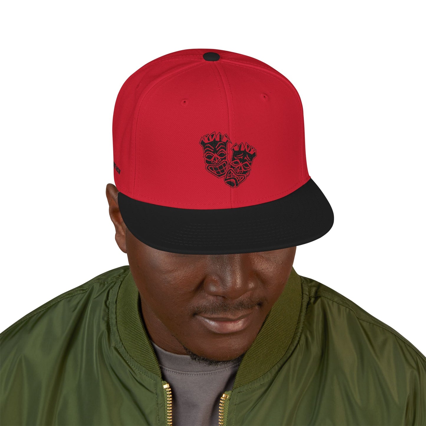 "Birdie Now, Bogey Later" 2 Tone Embroidered Tiki Golf Snapback