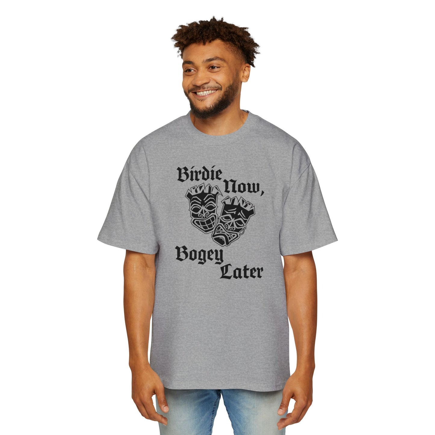 "Birdie Now, Bogey Later" Oversized T-Shirt