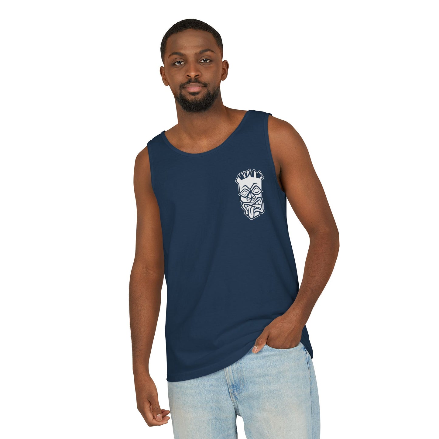 Tongue Out Tiki Tank Top