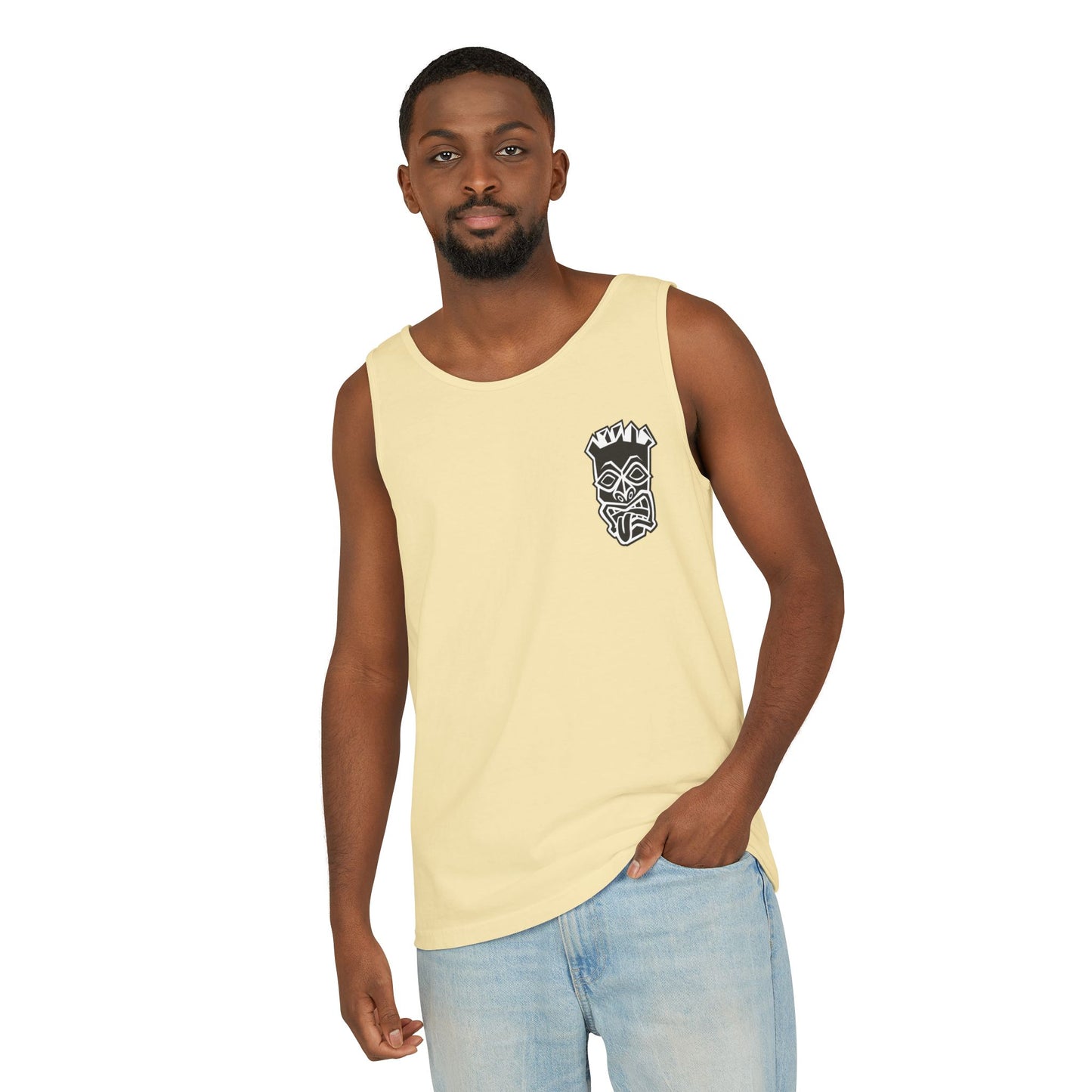 Tongue Out Tiki Tank Top