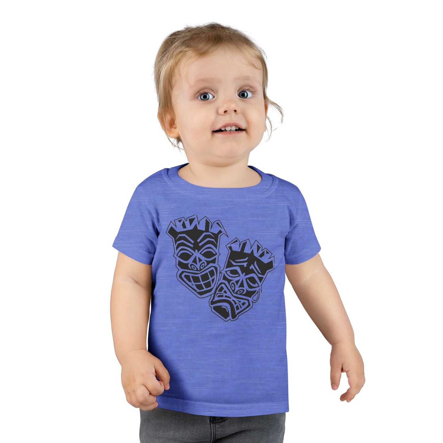 Toddler Now & Later Tiki Heads T-Shirt