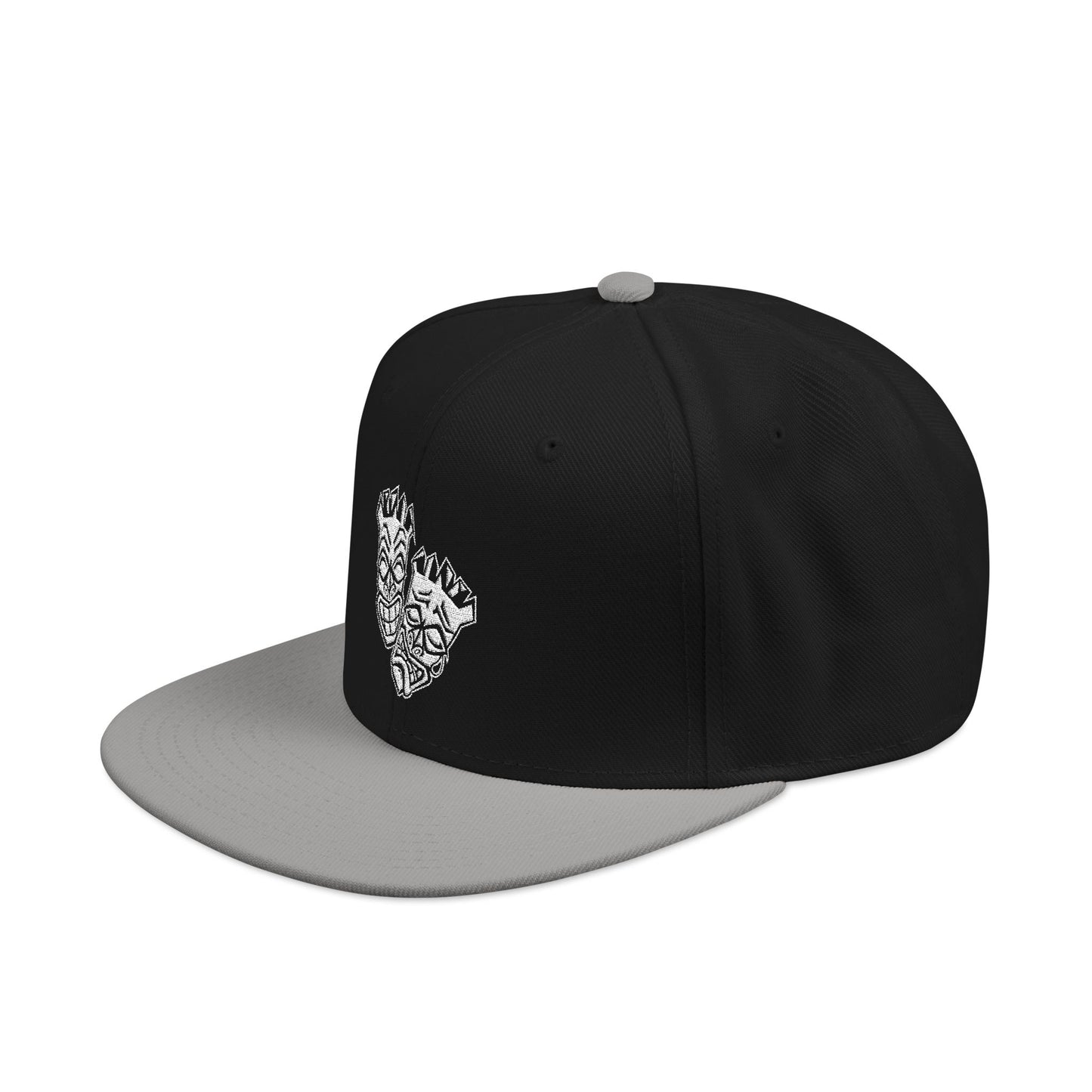 Now & Later White Tiki Heads Snapback