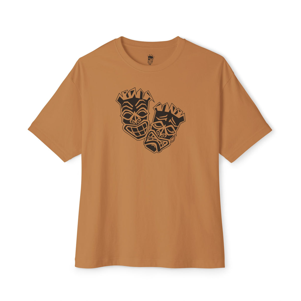 Now & Later Tiki Heads Oversized T-Shirt
