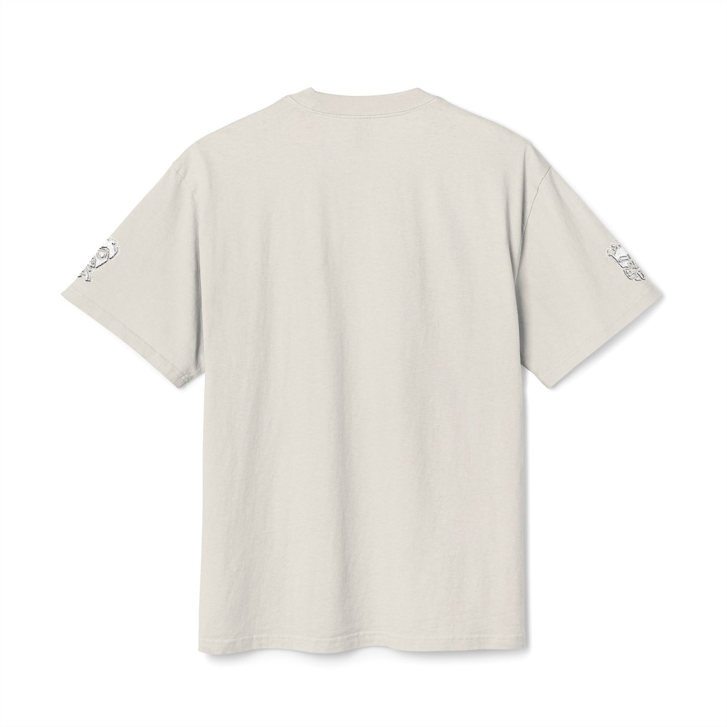 Now & Later Tiki Heads Embroidered Faded T-Shirt