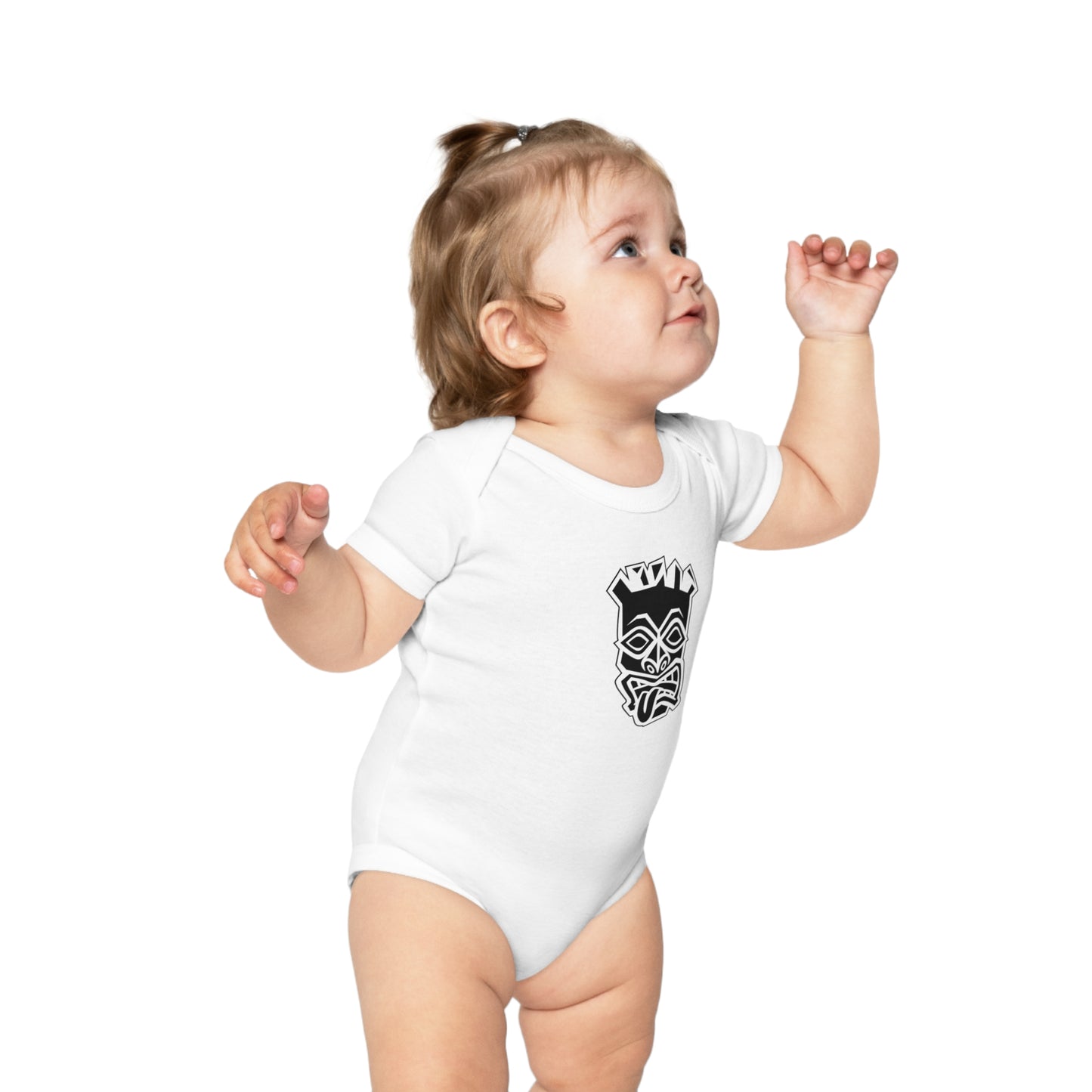 Tongue Out Tiki Baby Onesie