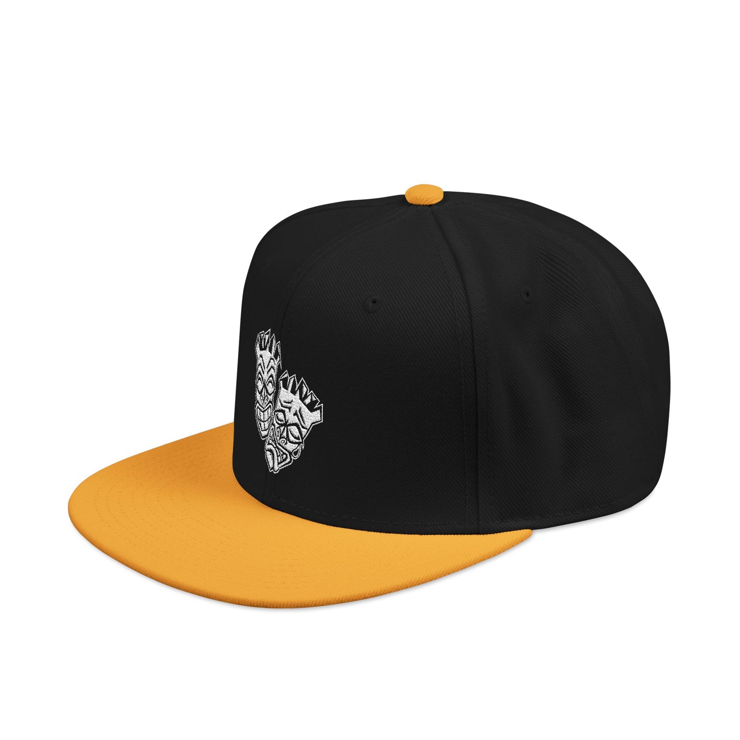 Now & Later White Tiki Heads Snapback