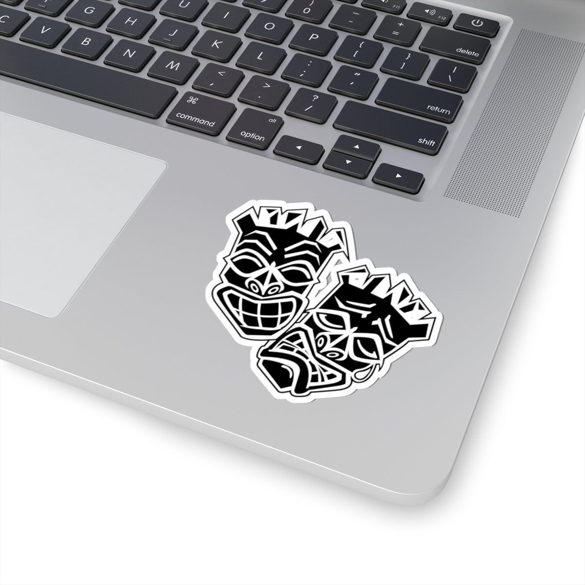 Now & Later Tiki Heads Decal