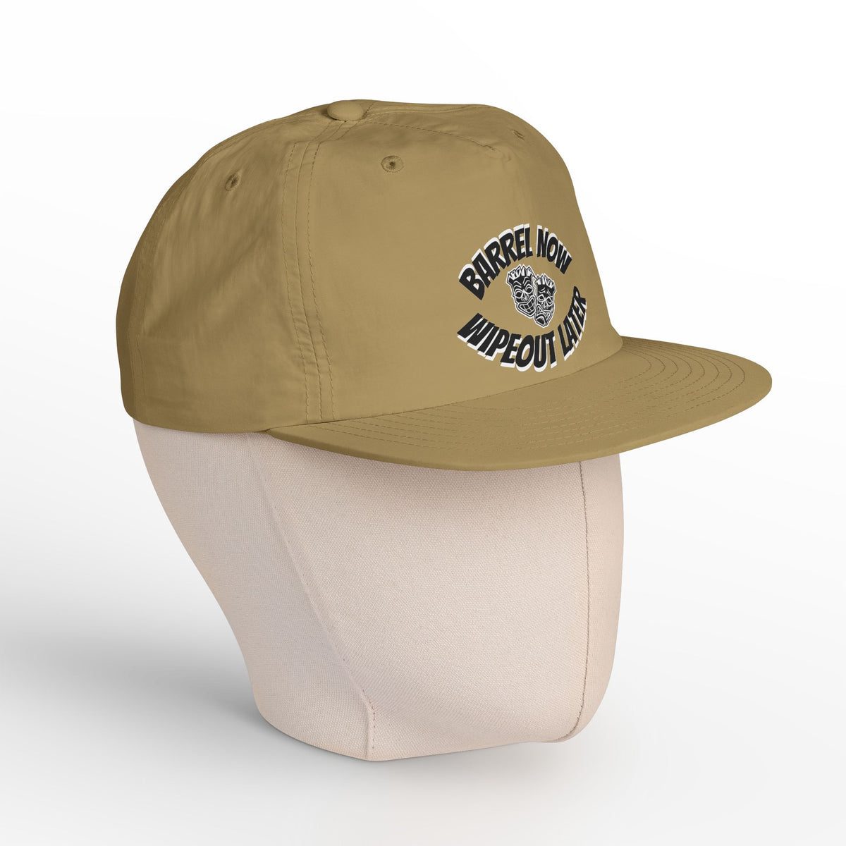 "Barrel Now, Wipeout Later" Tiki Surf Club Snapback