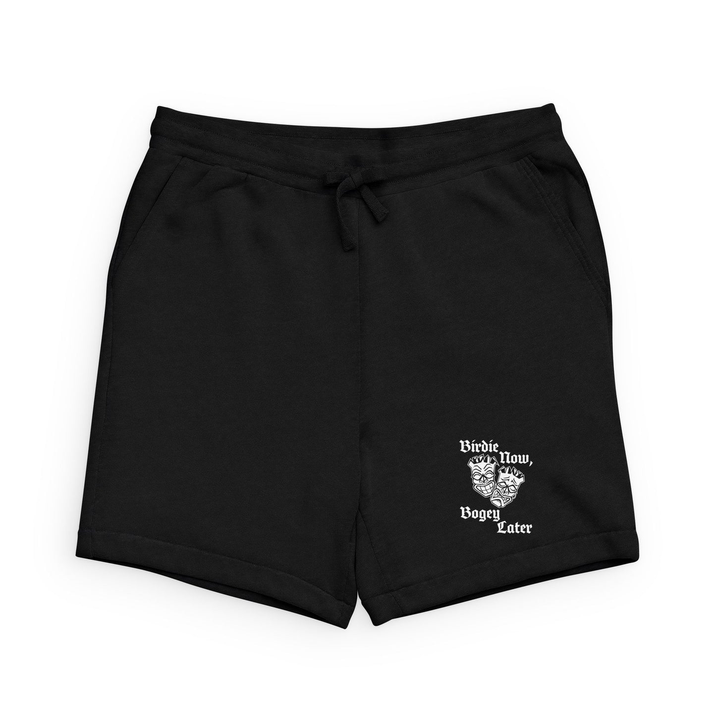 "Birdie Now, Bogey Later" Tiki Golf Sweat Shorts