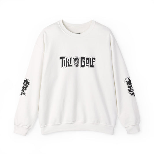 "Birdie Now, Bogey Later" Tiki Golf Crewneck Sweatshirt