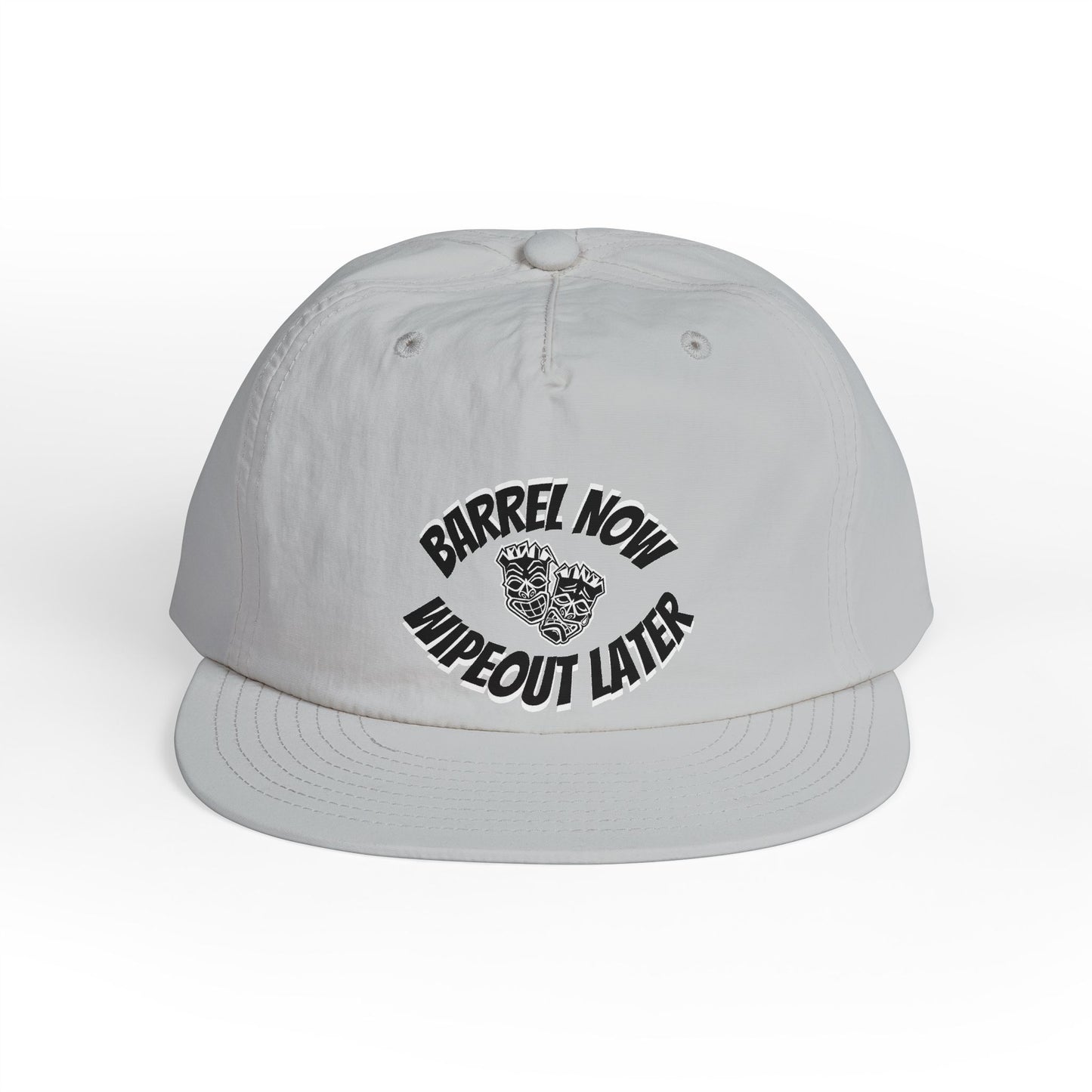 "Barrel Now, Wipeout Later" Tiki Surf Club Snapback