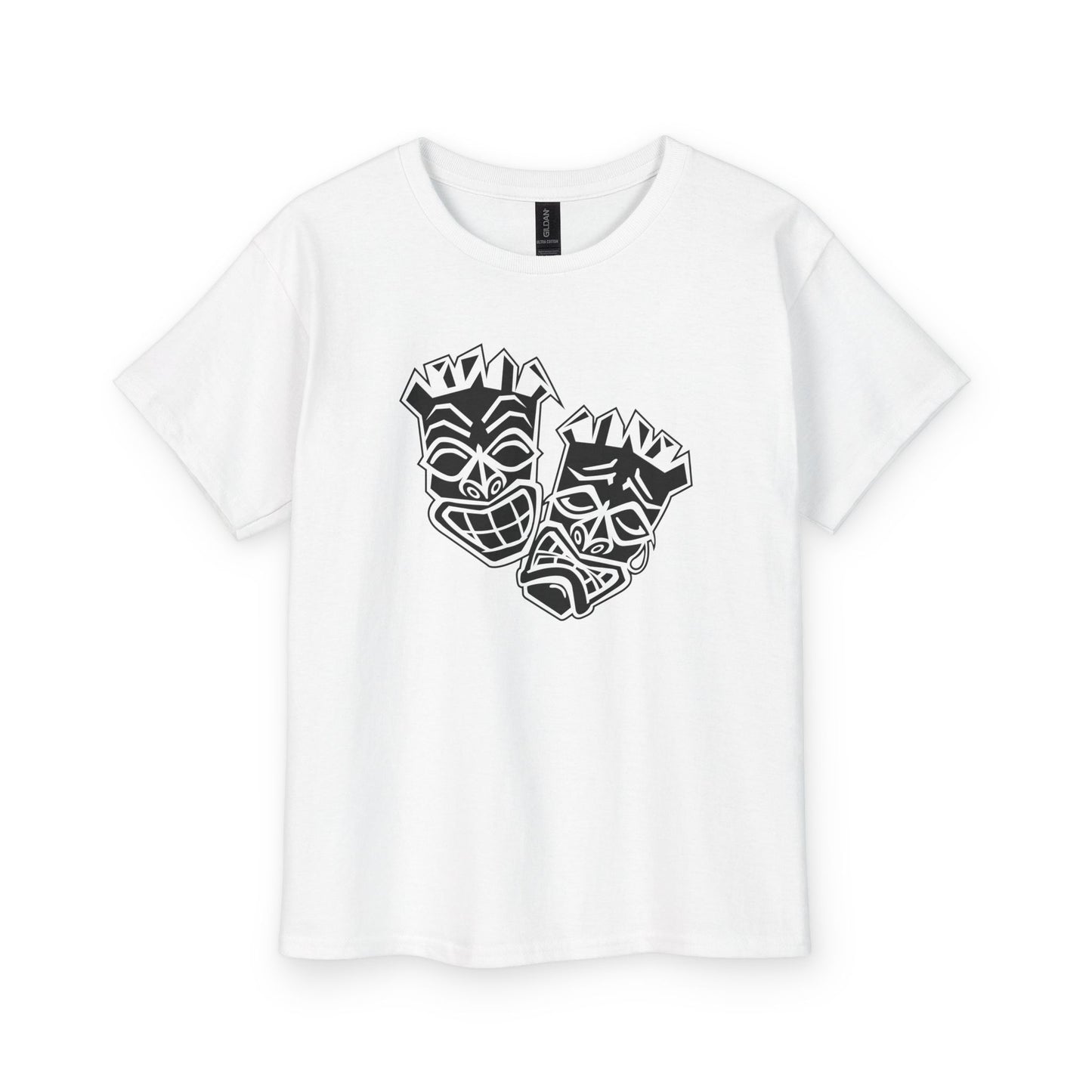 Youth Now & Later Tiki Heads White T-Shirt