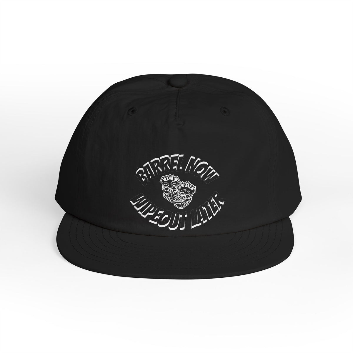 "Barrel Now, Wipeout Later" Tiki Surf Club Snapback