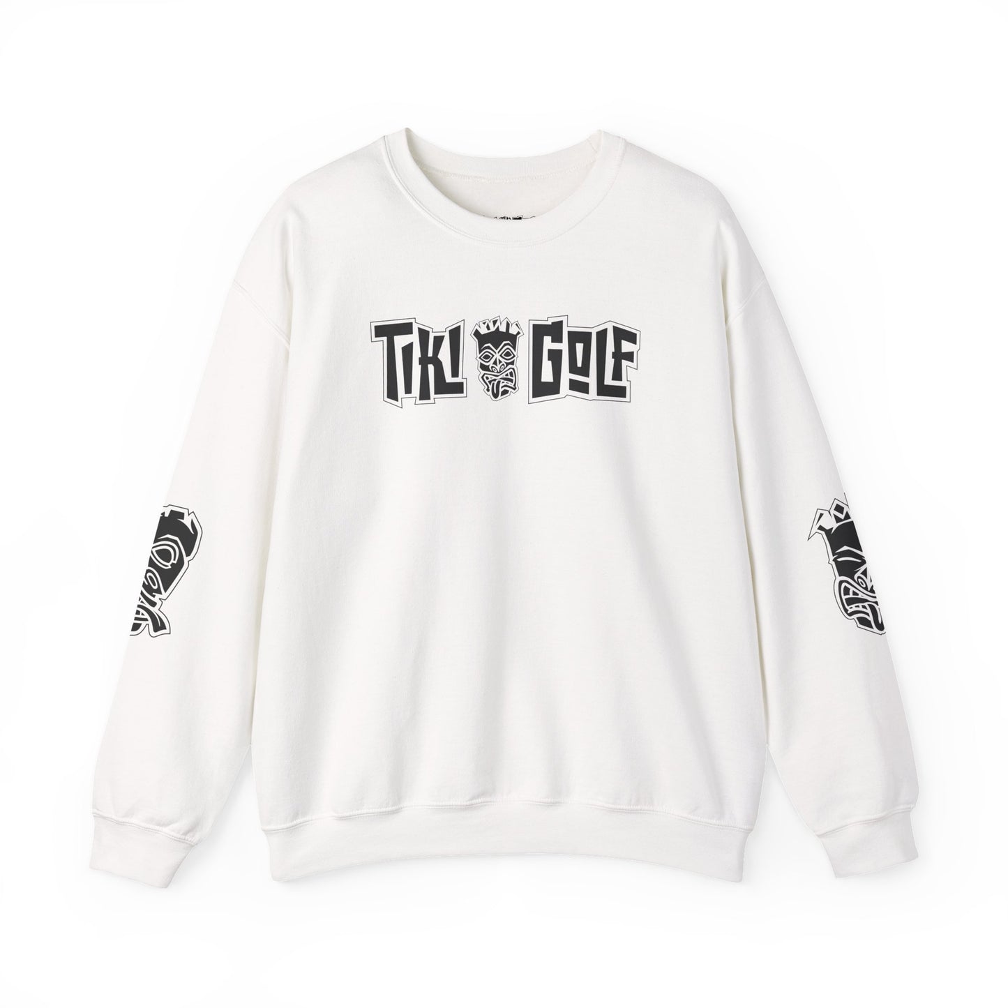 "Birdie Now, Bogey Later" Tiki Golf Crewneck Sweatshirt