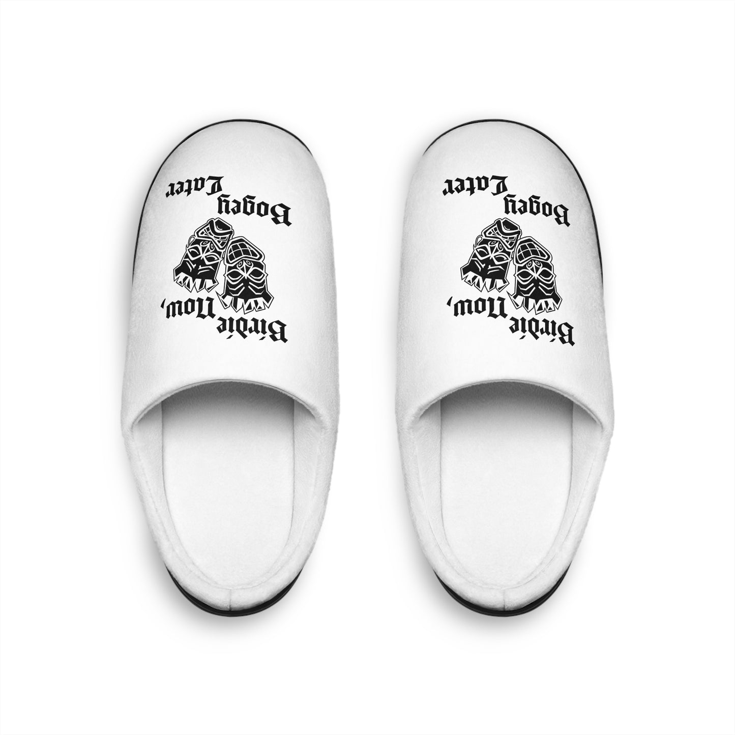Birdie Now, Bogey Later Indoor Slippers