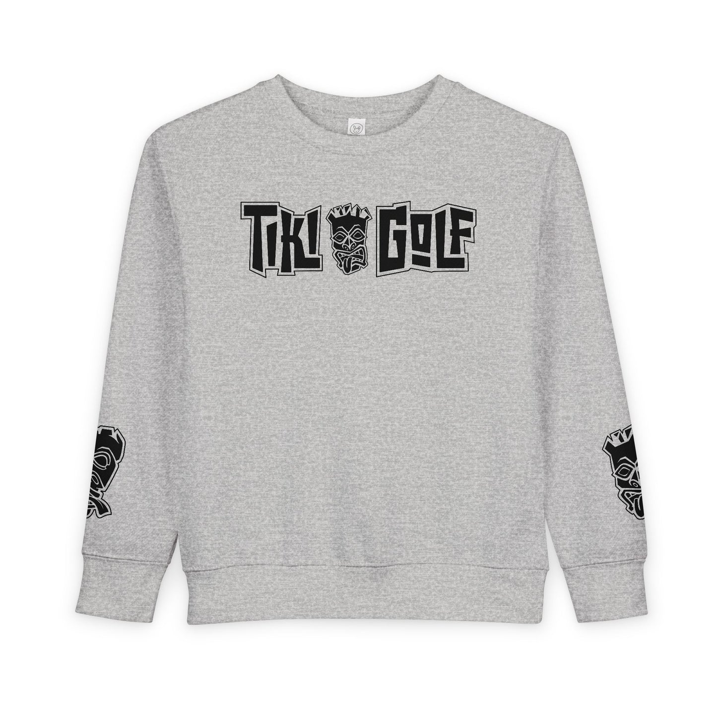 “Birdie Now, Bogey Later” Tiki Golf Toddler Crewneck