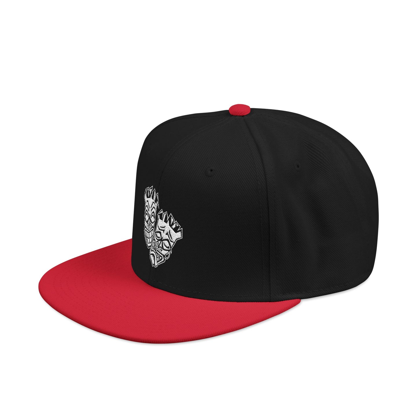 Now & Later White Tiki Heads Snapback