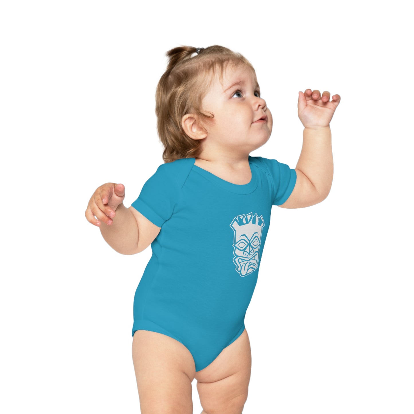 Tongue Out Tiki Baby Onesie