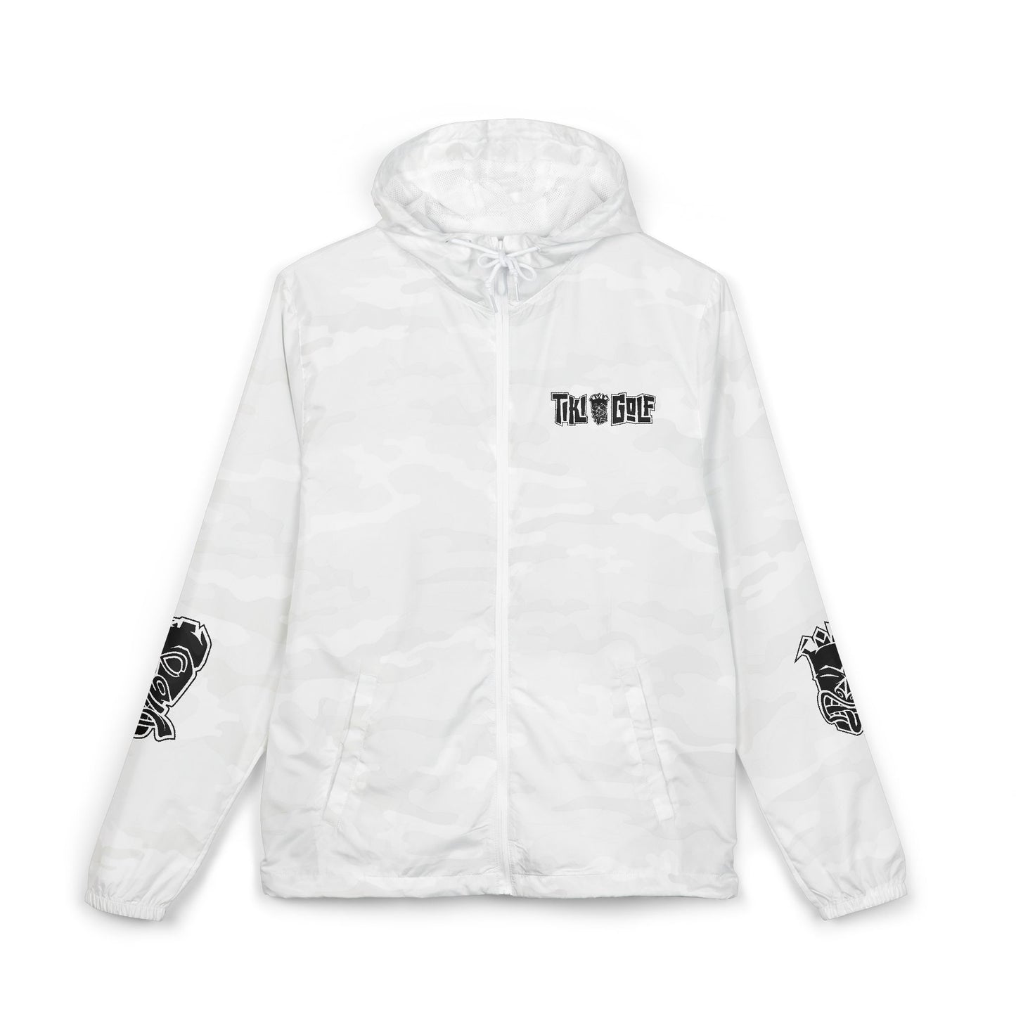 Now & Later Tiki Heads Golf Windbreaker