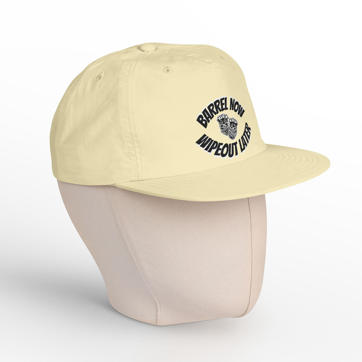 "Barrel Now, Wipeout Later" Tiki Surf Club Snapback