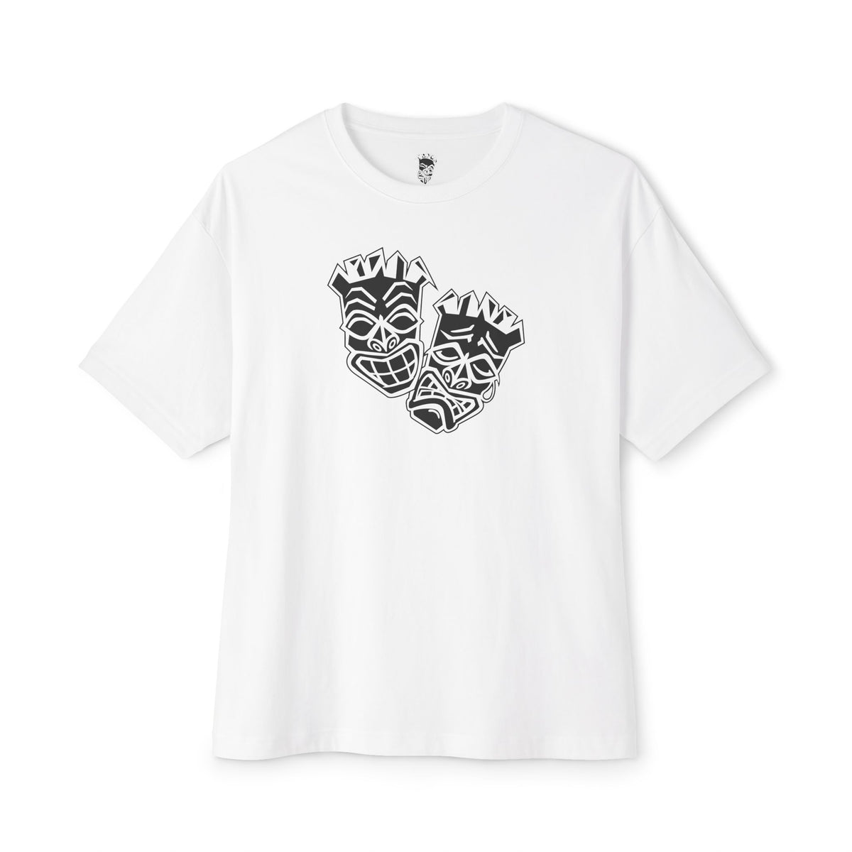 Now & Later Tiki Heads Oversized T-Shirt