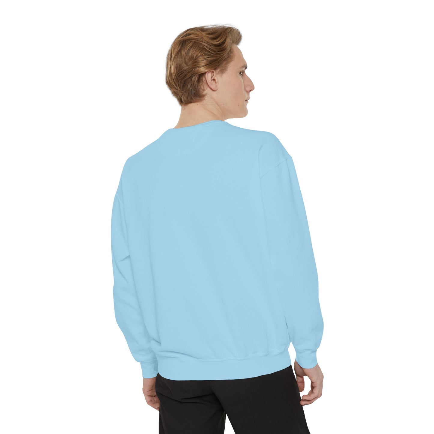 Now & Later Tiki Heads Embroidered Crewneck Sweatshirt