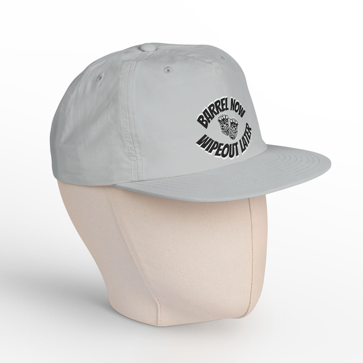 "Barrel Now, Wipeout Later" Tiki Surf Club Snapback