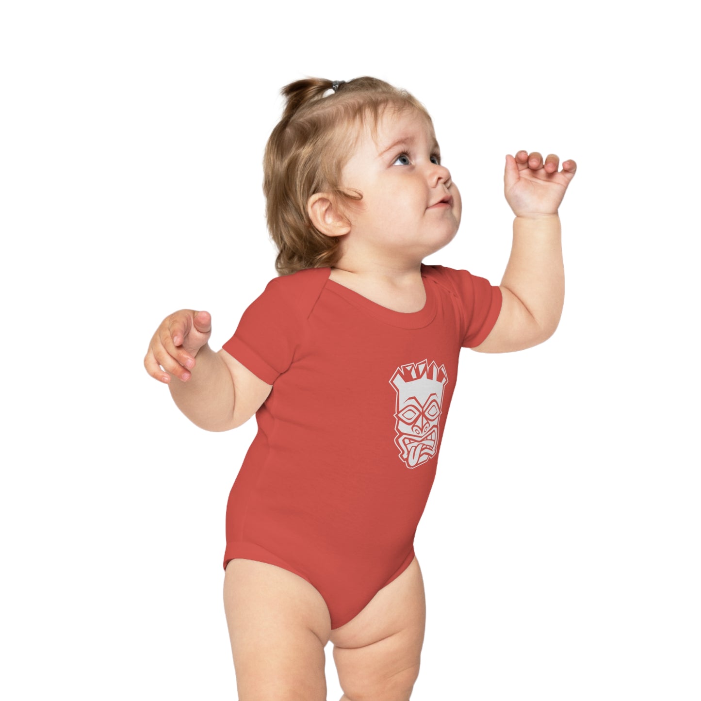 Tongue Out Tiki Baby Onesie