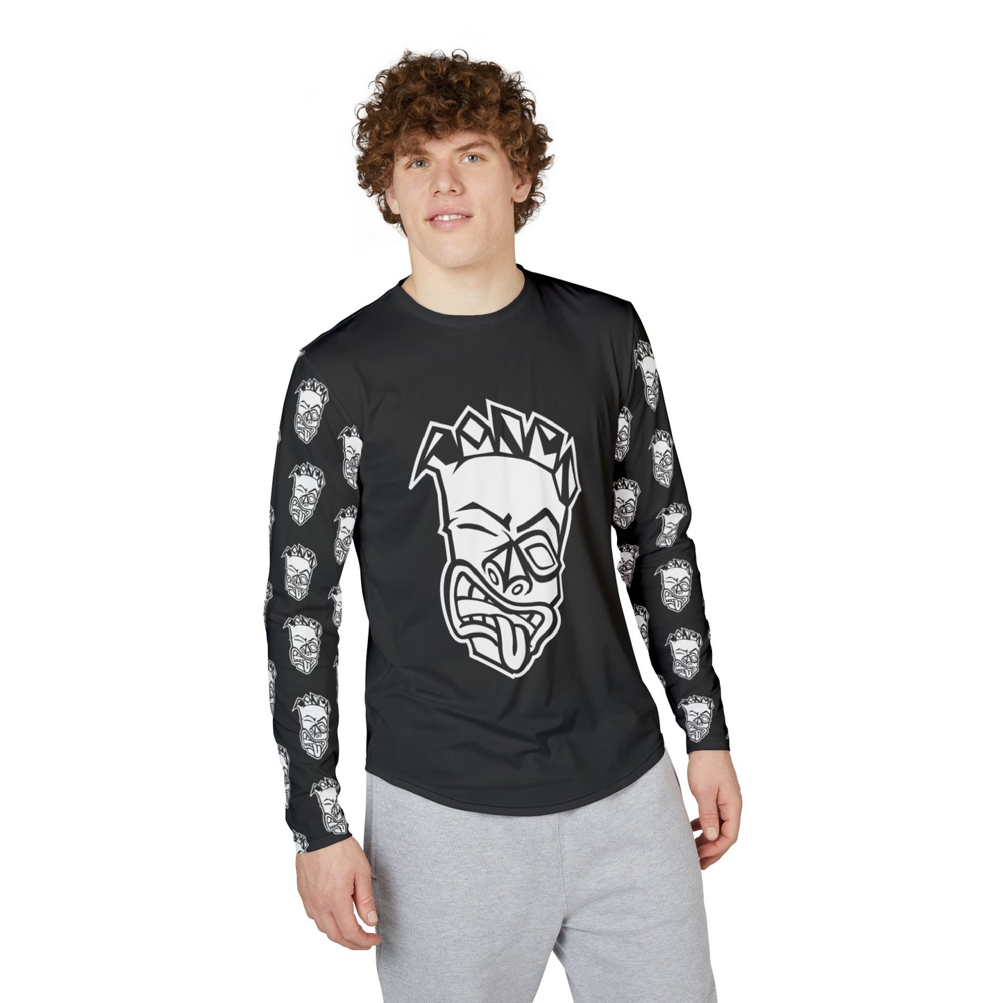 Tongue Out Tiki Head UV Surf Shirt