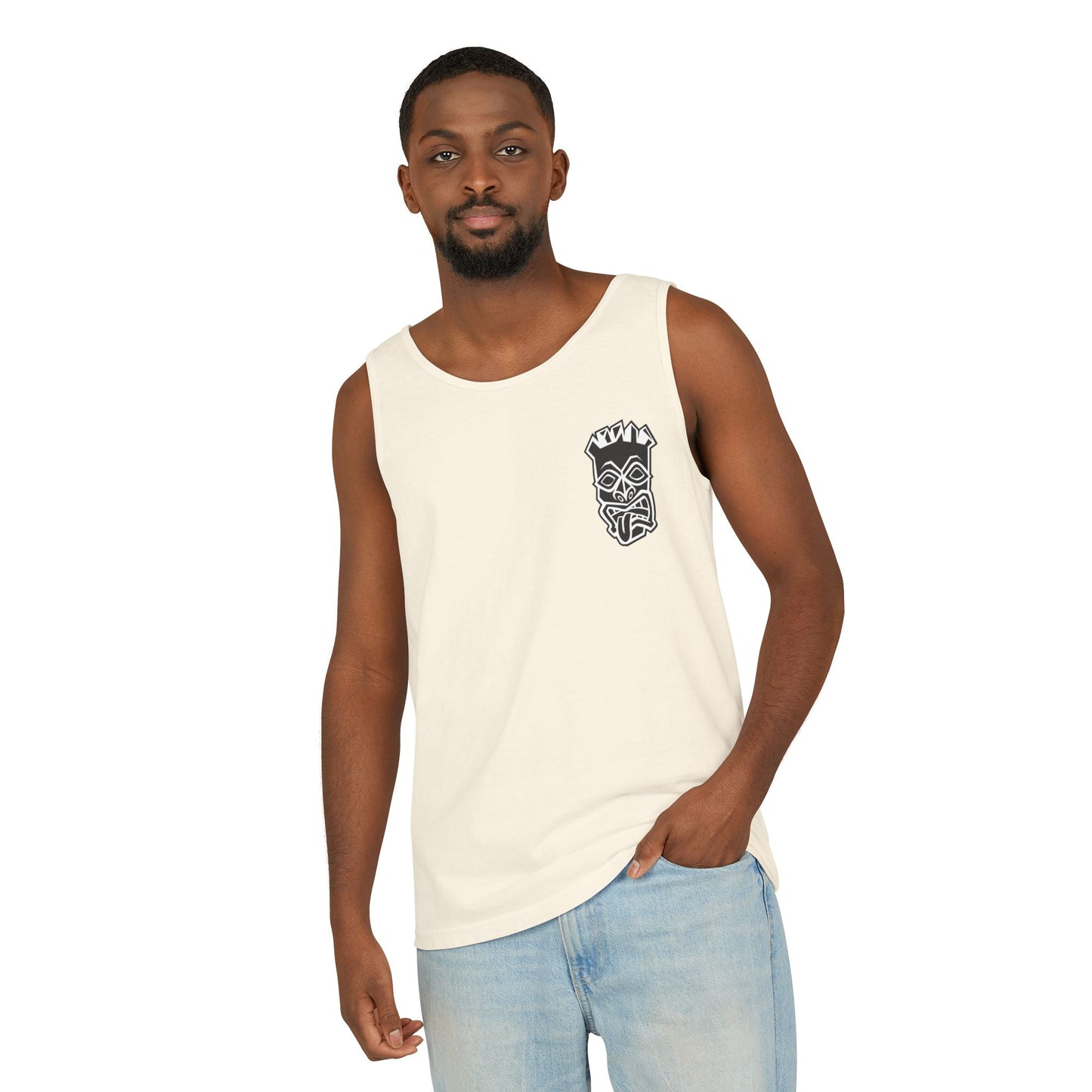 Tongue Out Tiki Tank Top