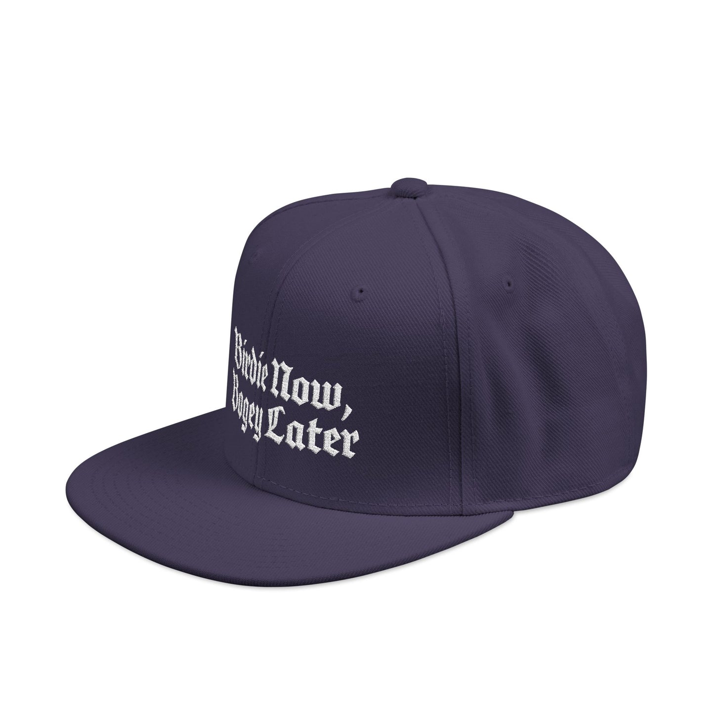 BNBL White Embroidered Snapback