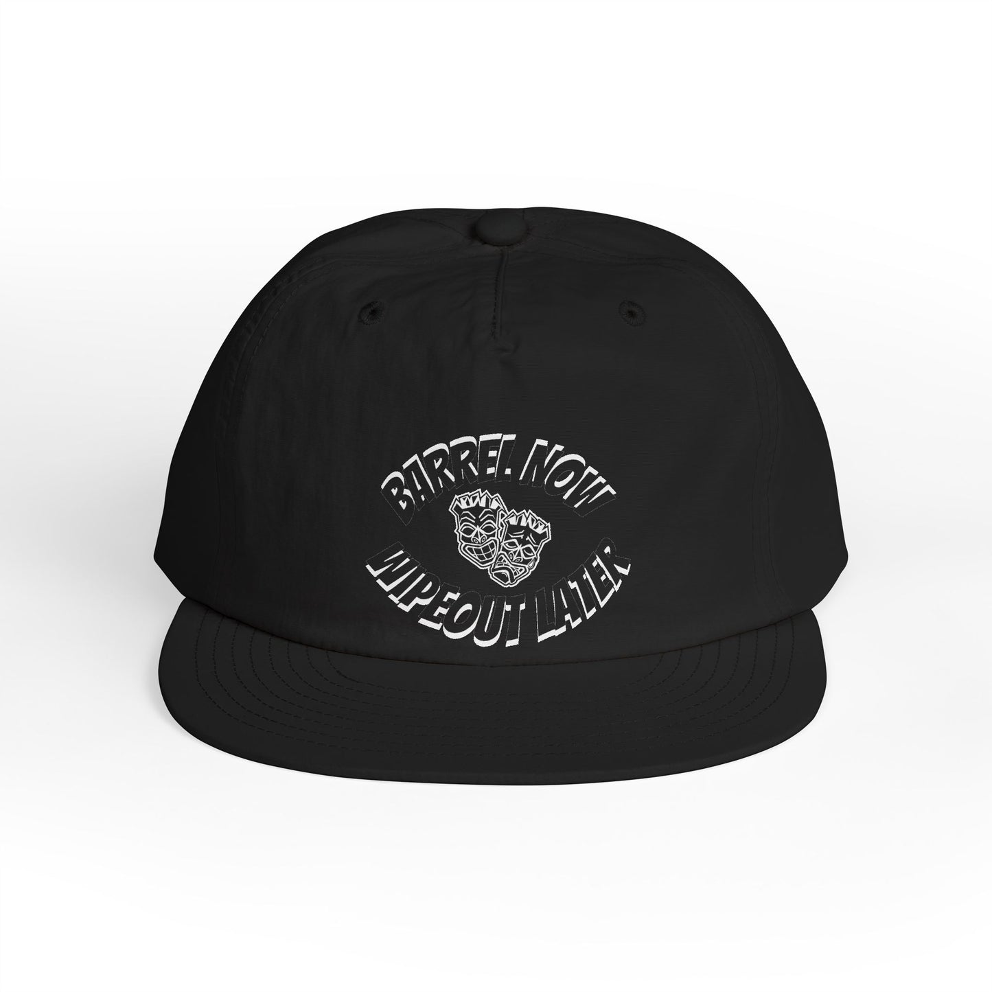 "Barrel Now, Wipeout Later" Tiki Surf Club Snapback