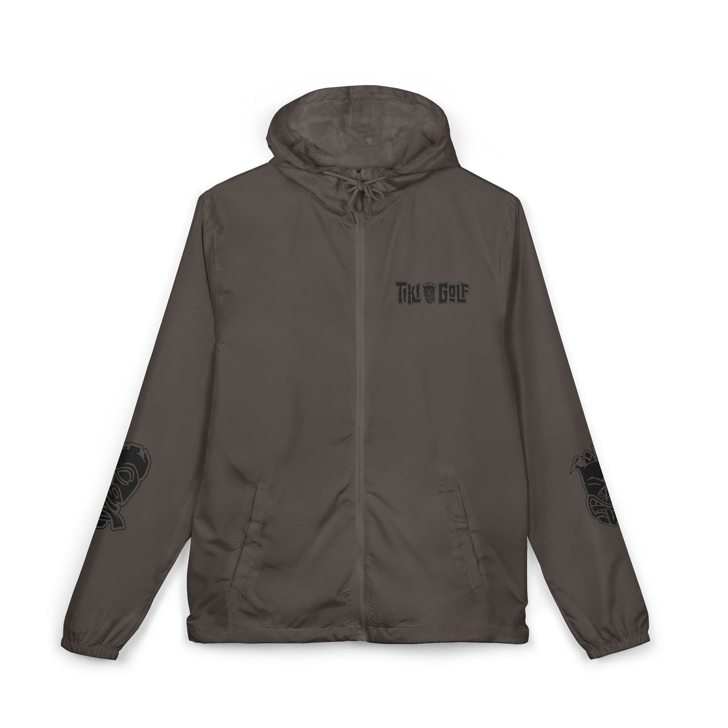Now & Later Tiki Heads Golf Windbreaker