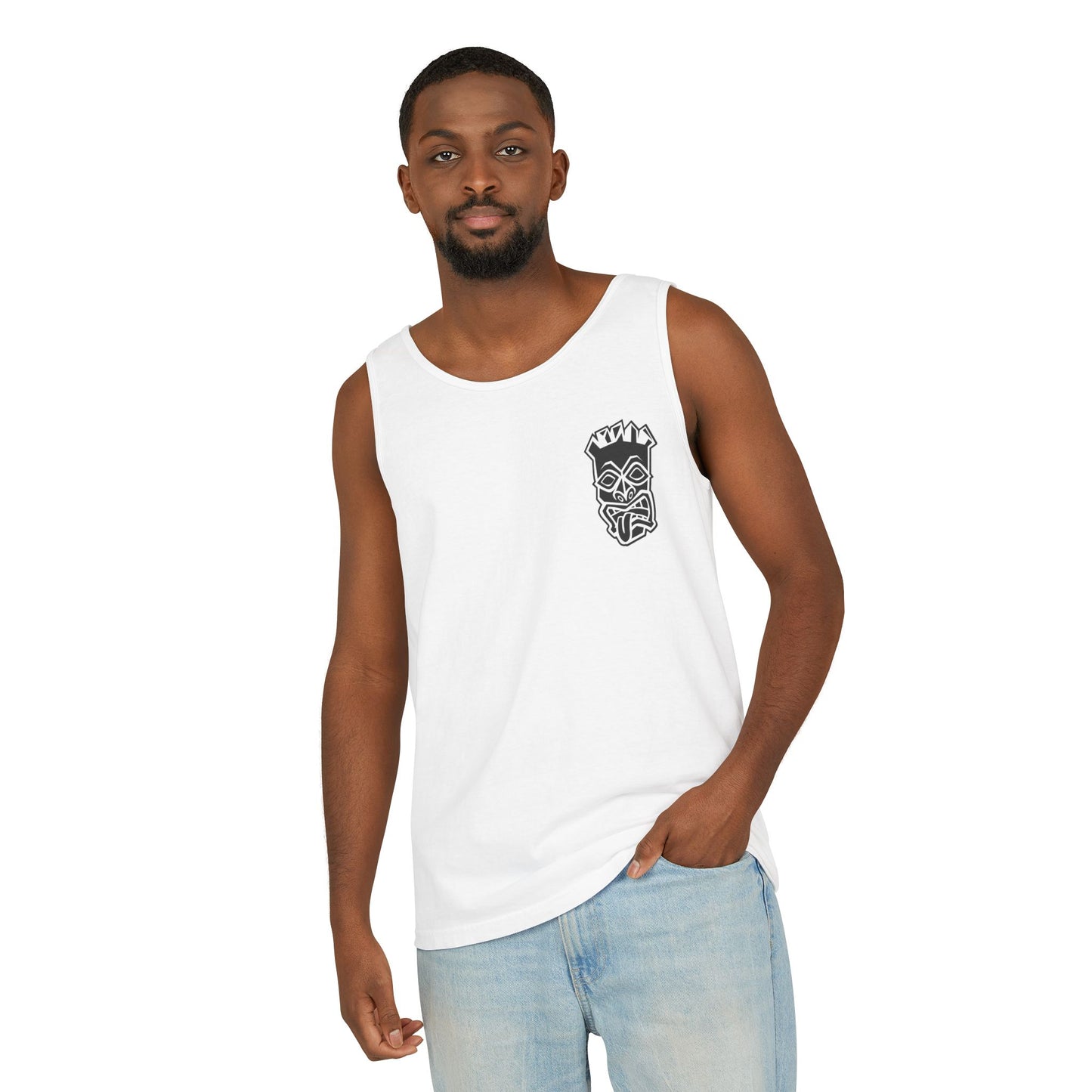 Tongue Out Tiki Tank Top