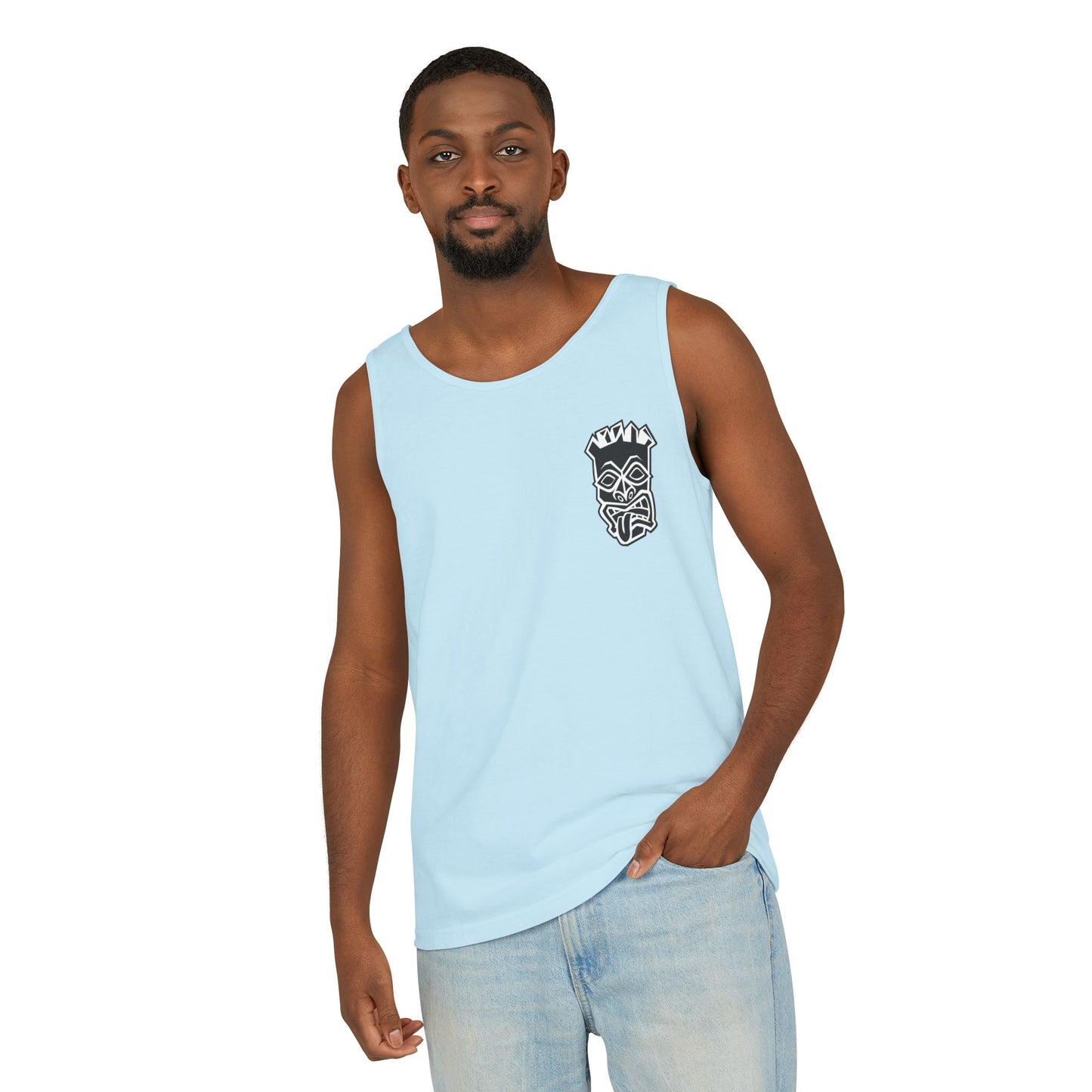 Tongue Out Tiki Tank Top