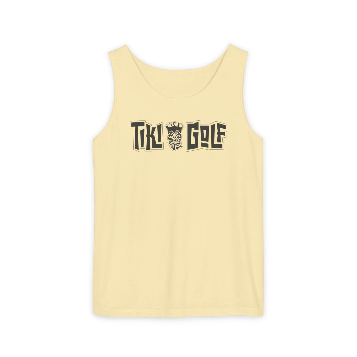 "Birdie Now, Bogey Later" Tiki Golf Tank Top