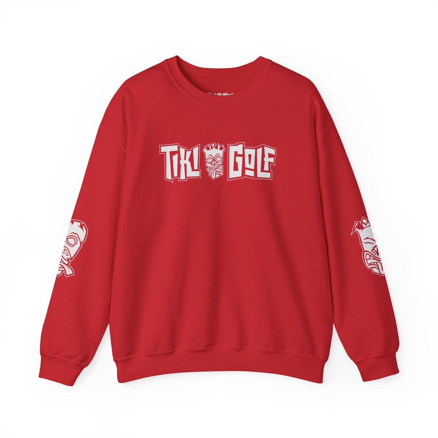 "Birdie Now, Bogey Later" Tiki Golf Crewneck Sweatshirt