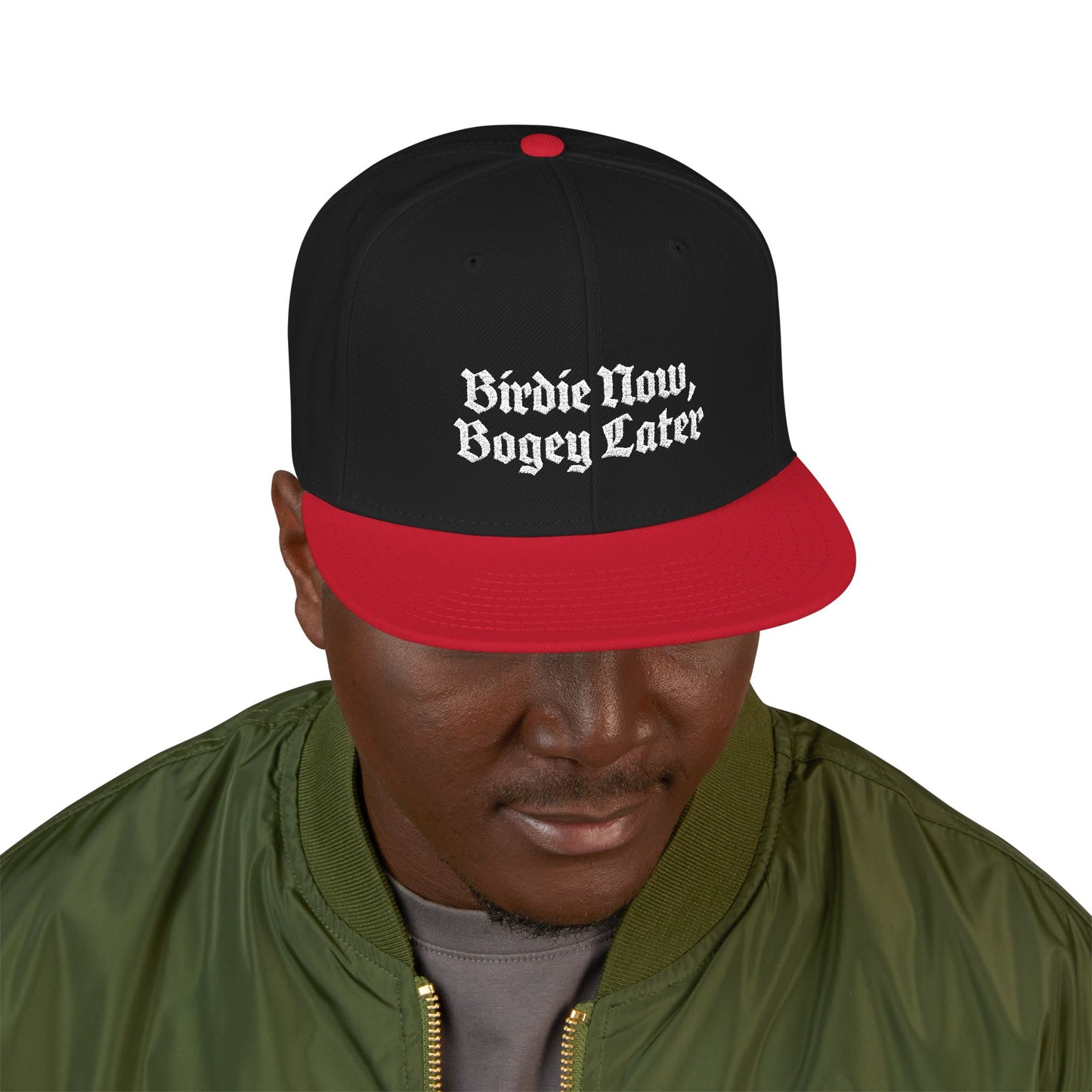 BNBL White Embroidered Snapback