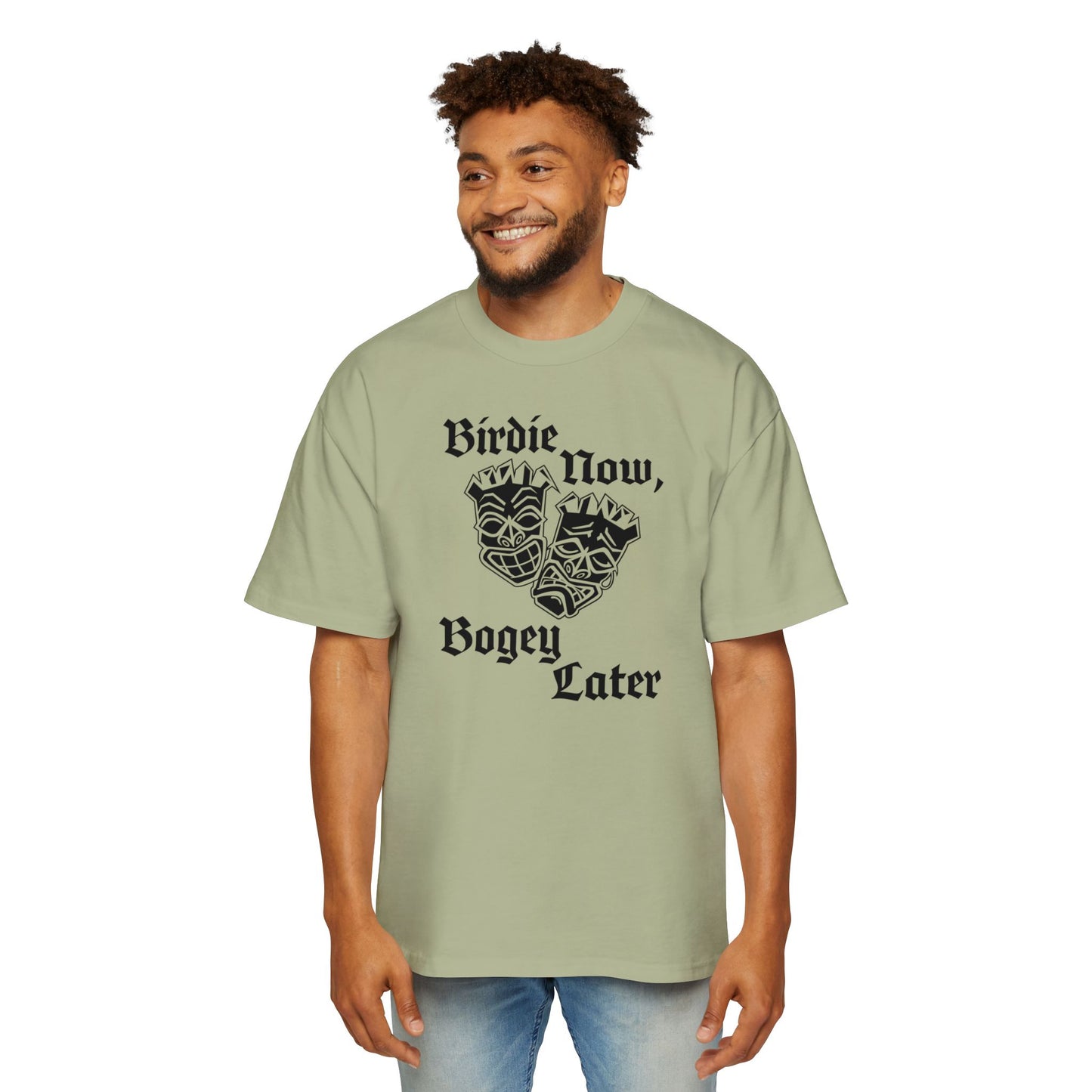 "Birdie Now, Bogey Later" Oversized T-Shirt
