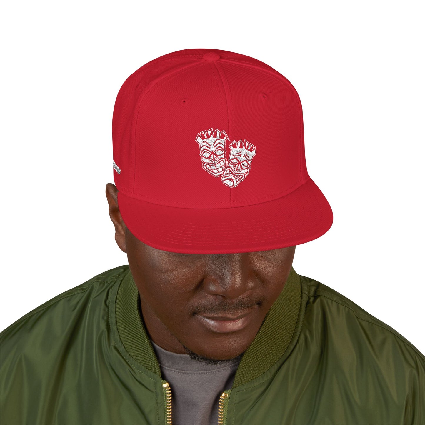 "Birdie Now, Bogey Later" Embroidered Tiki Golf Snapback