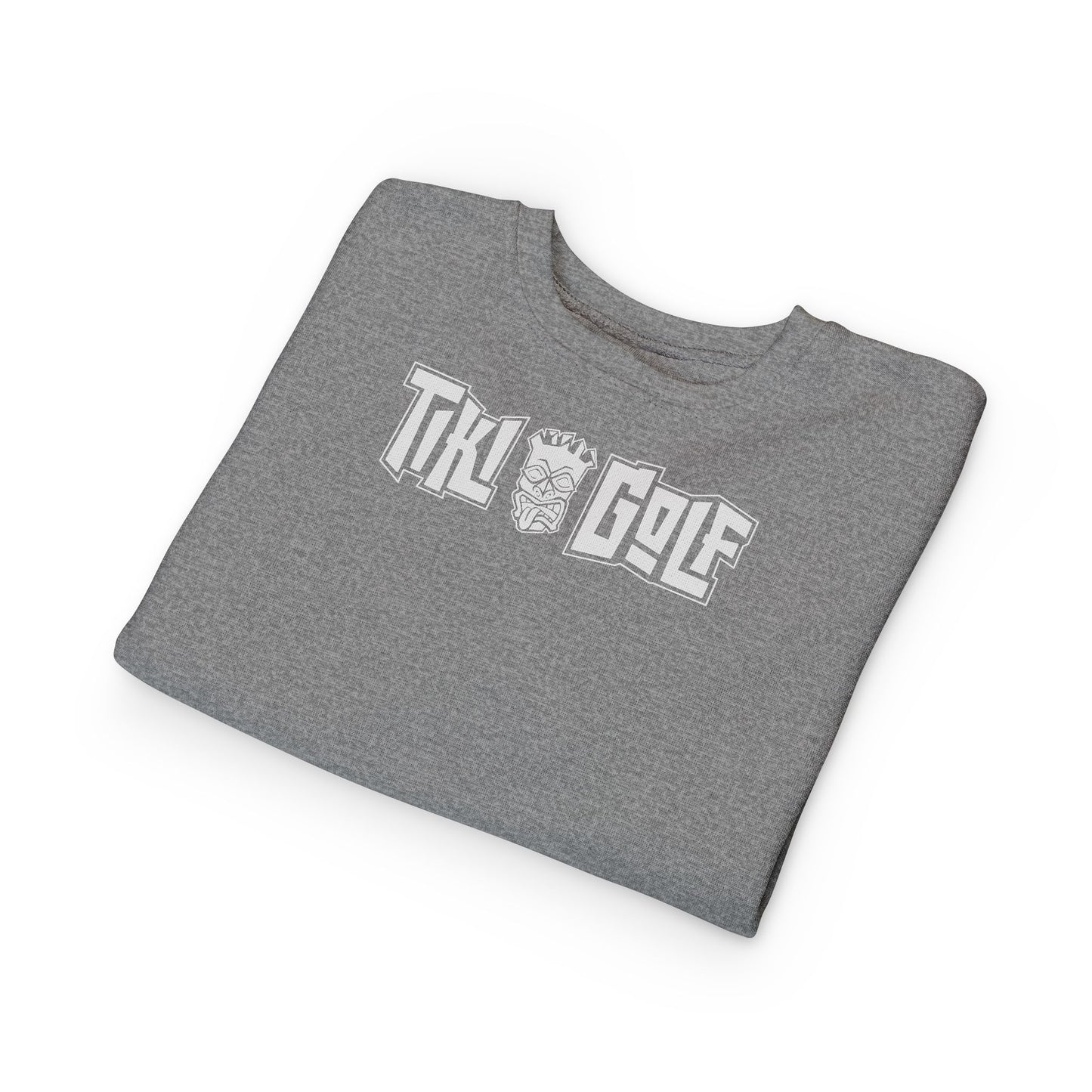 “Birdie Now, Bogey Later” Tiki Golf Toddler Crewneck